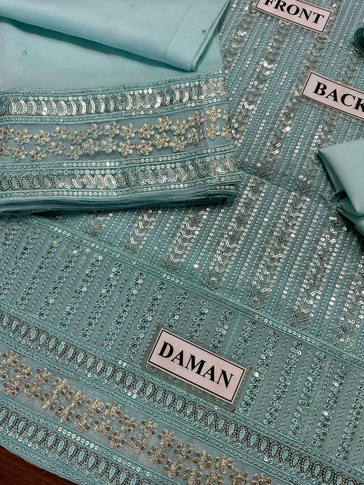 Maya Ali Chiffon Suit-Aarasta