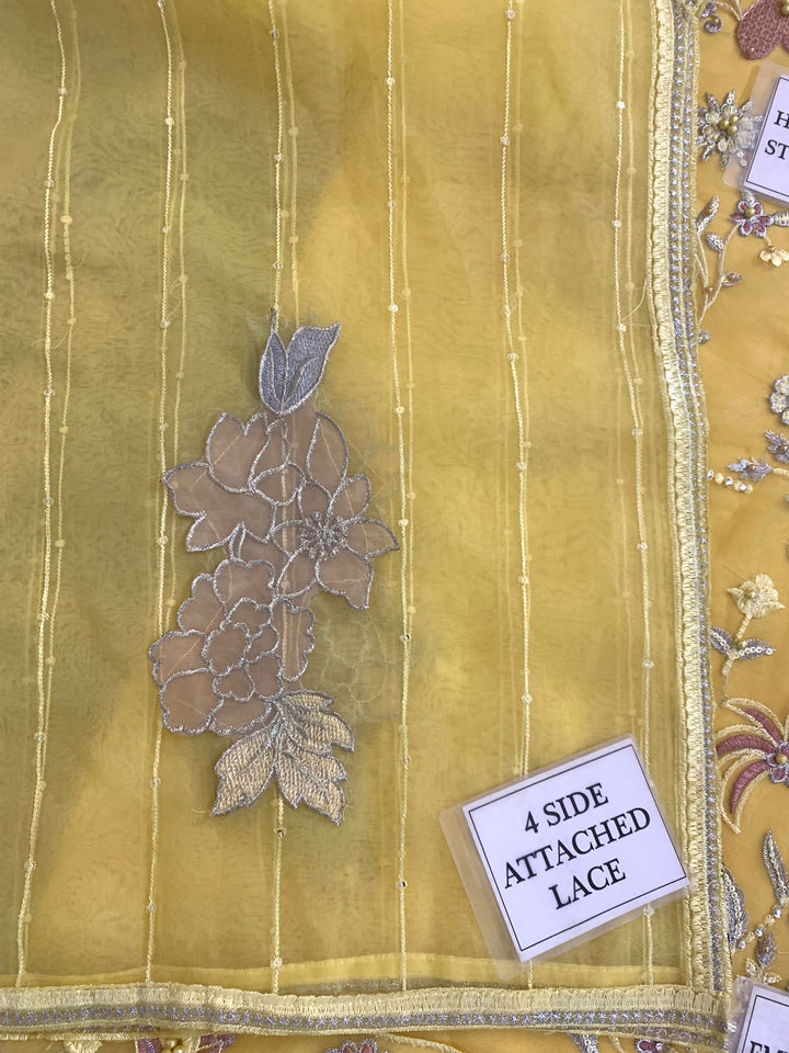 Mushq Organza Suit-Aarasta