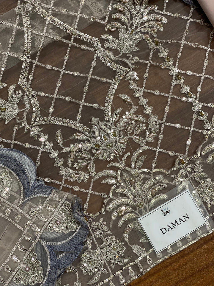 Mushq Organza Suit-Aarasta