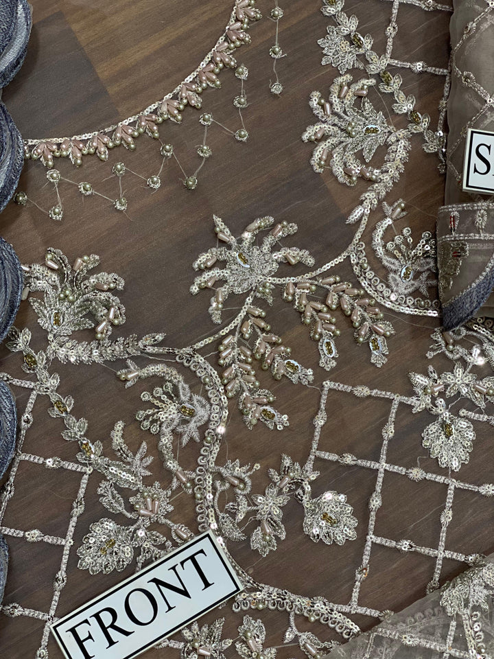 Mushq Organza Suit-Aarasta