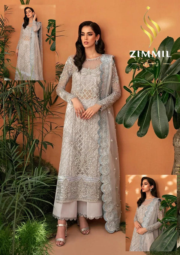 Mushq Organza Suit-Beige-Organza-Aarasta