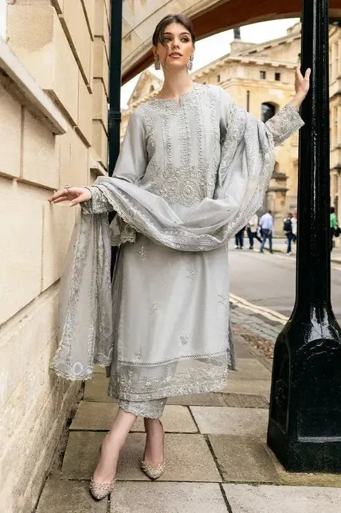 Mushq Silk Suit-Grey-Silk-Aarasta