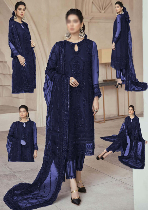 Mushq Net Suit-Navy-Net-Aarasta
