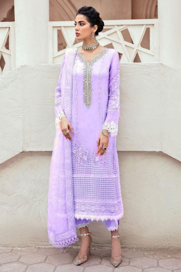 Mushq Organza Suit-Purple-Organza-Aarasta