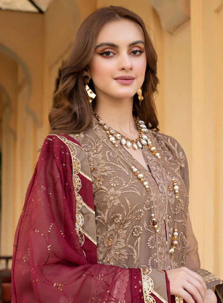 Noorma Kamal Chiffon Suit-Aarasta