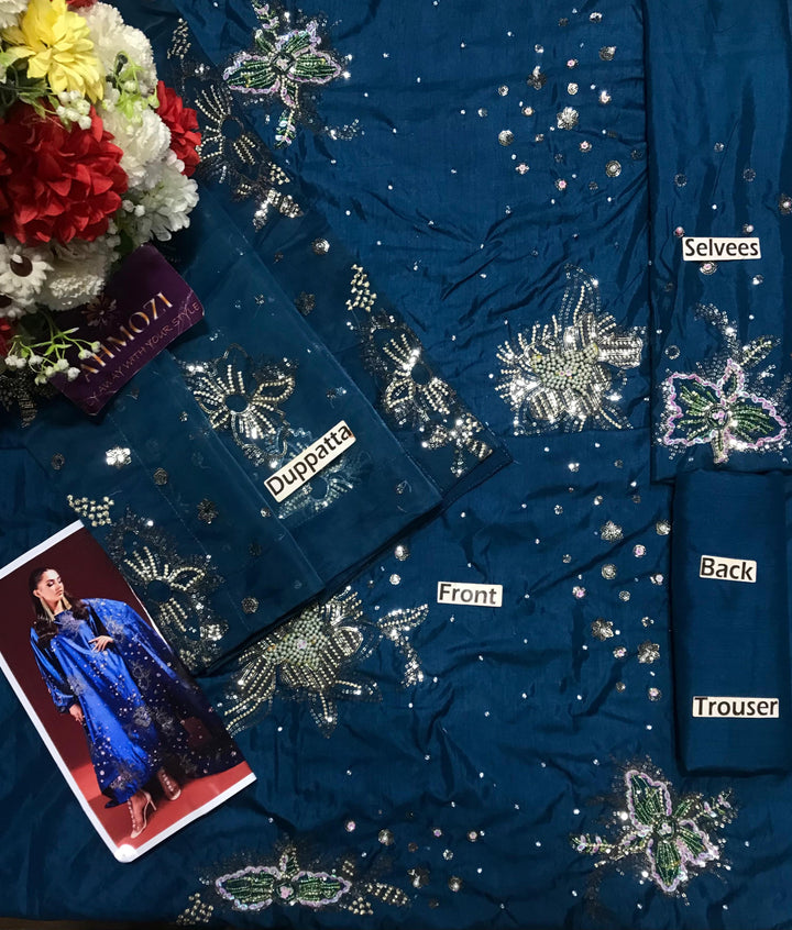 Nureh Silk Suit-Aarasta