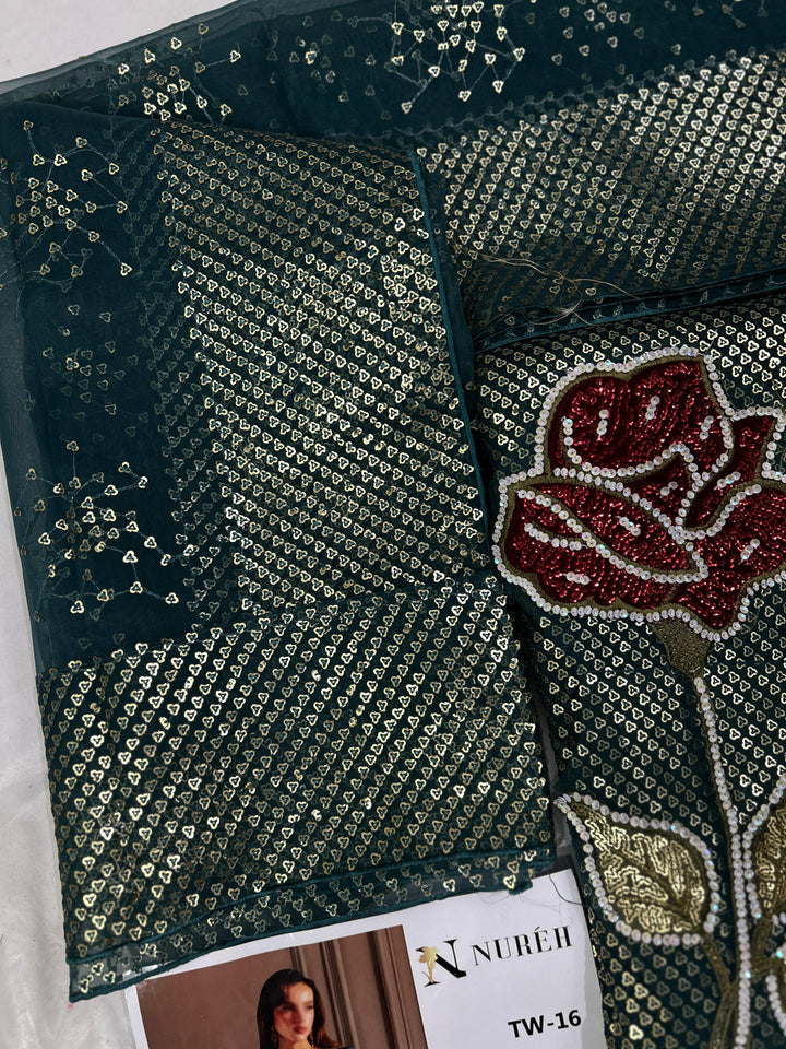 Nureh Chiffon Suit-Aarasta