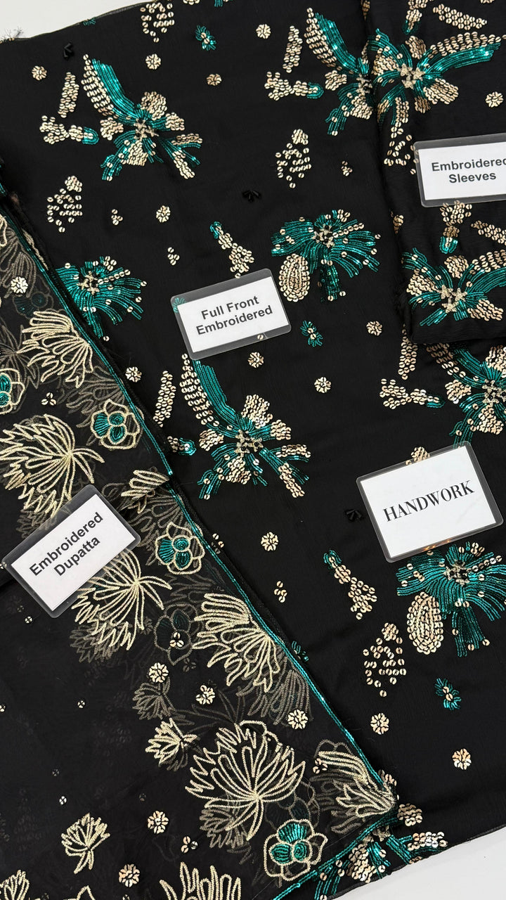 Nureh Chiffon Suit-Aarasta