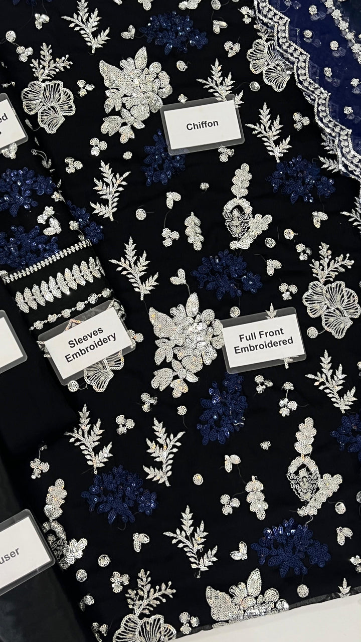 Nureh Chiffon Suit-Aarasta