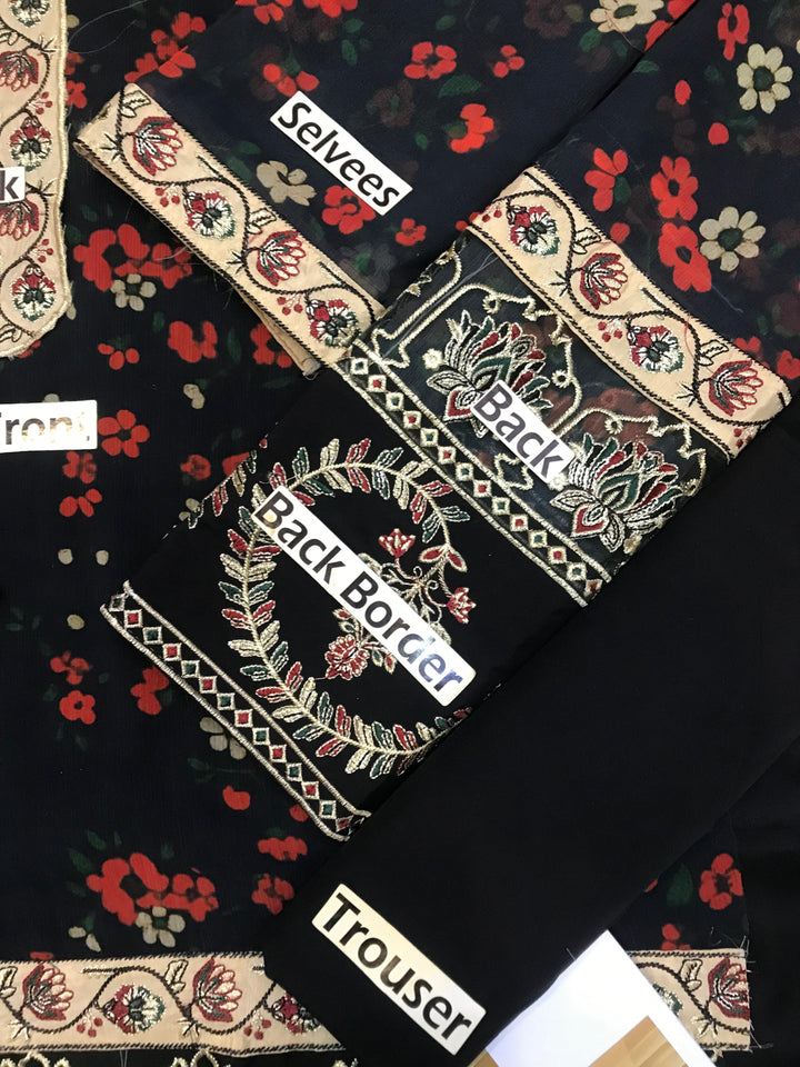 Nureh Chiffon Suit-Aarasta