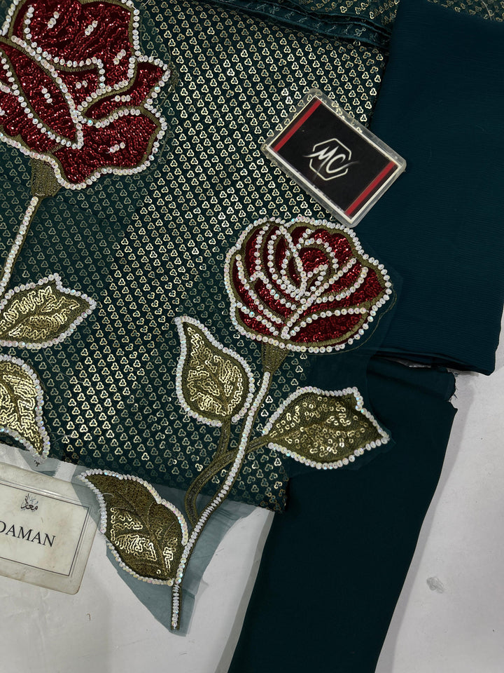 Nureh Chiffon Suit-Aarasta