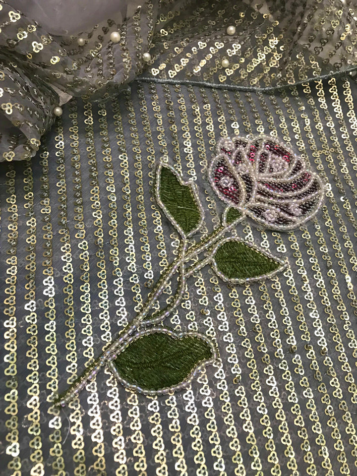 Nureh Chiffon Suit-Aarasta