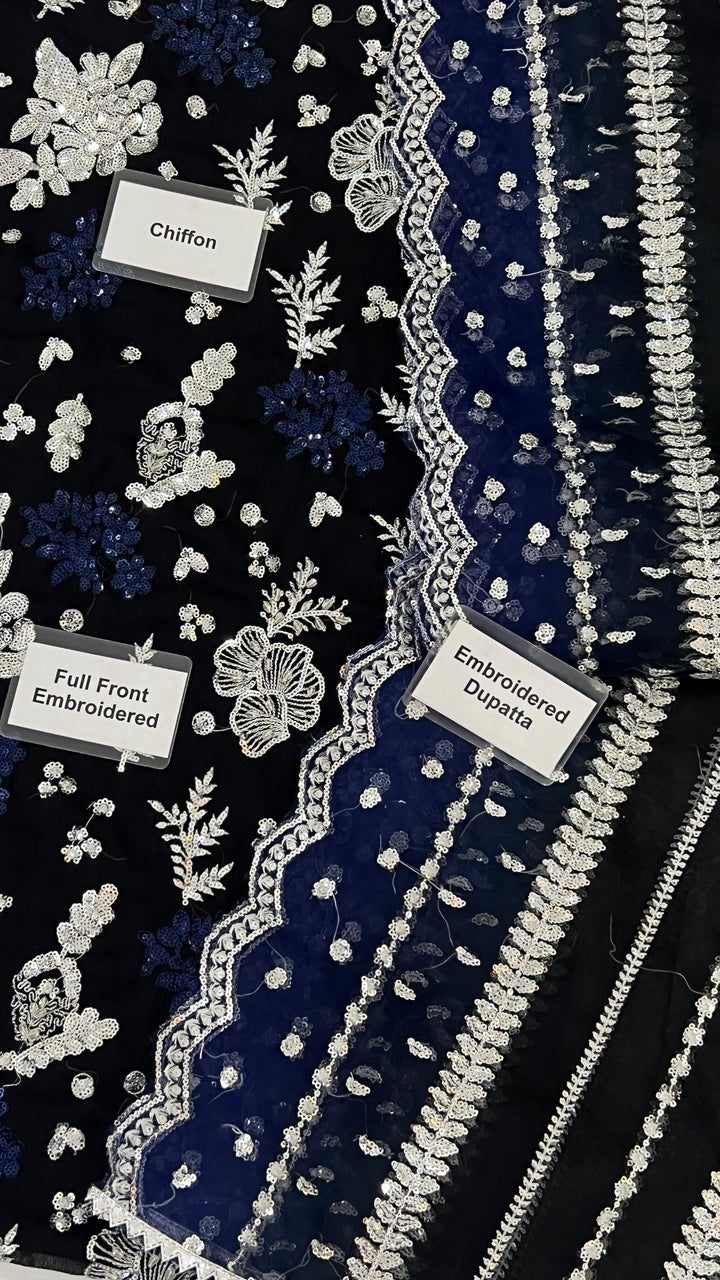 Nureh Chiffon Suit-Aarasta