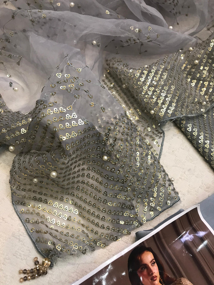 Nureh Chiffon Suit-Aarasta