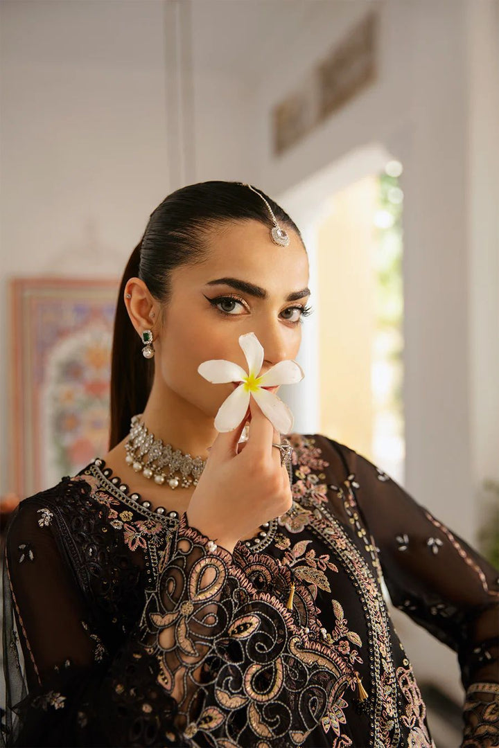 Embroidered Chiffon Suit-Aarasta