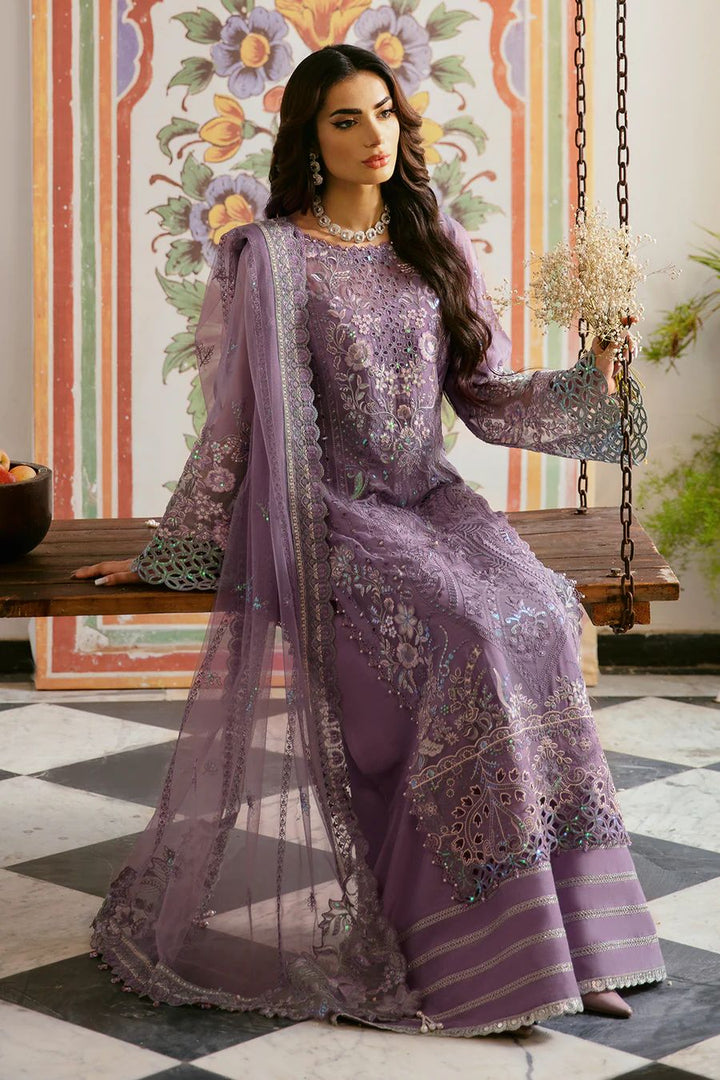 Embroidered Chiffon Suit-Aarasta