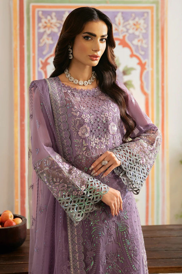 Embroidered Chiffon Suit-Aarasta