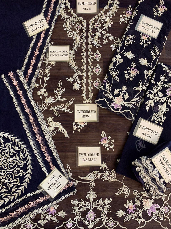 Zainab Fawad Organza Suit-Aarasta