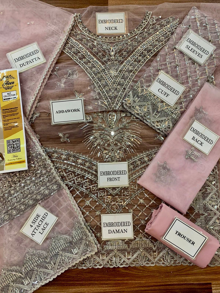 Laventara Organza Suit-Aarasta