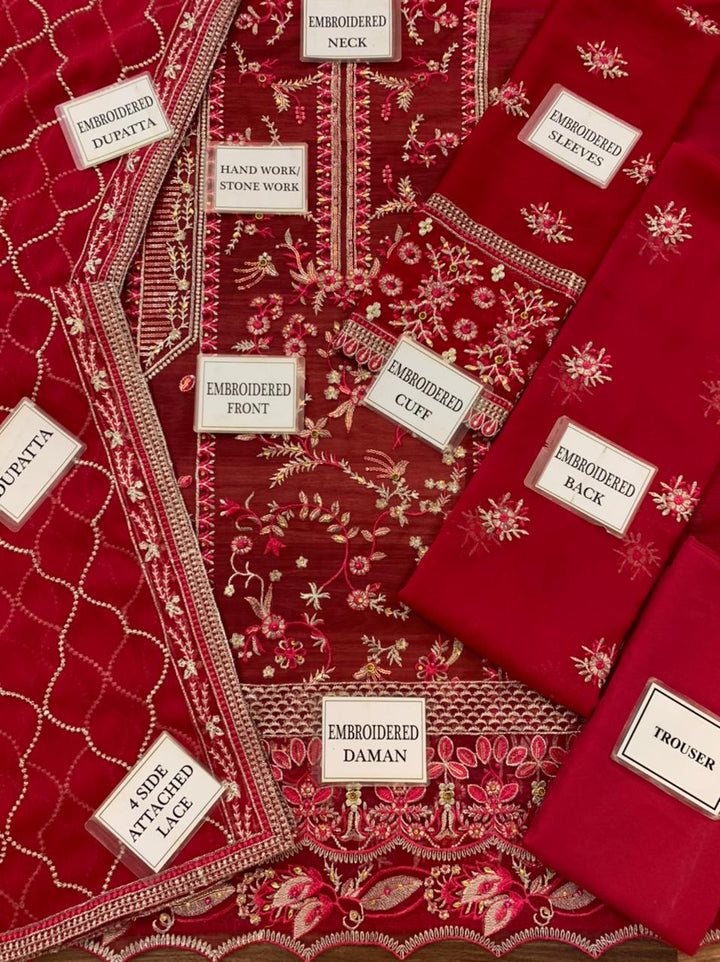 Sahane Chiffon Suit-Aarasta