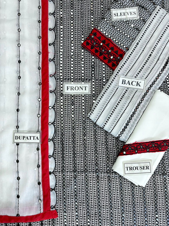 Nida Yasir Chiffon Suit-Aarasta