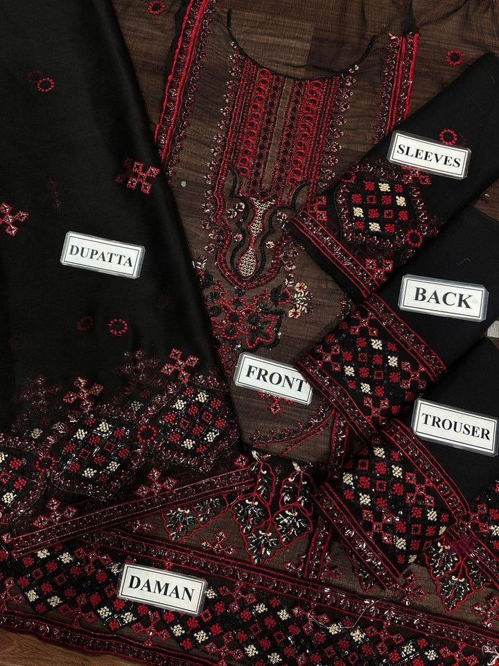 Noora Chiffon Suit-Aarasta