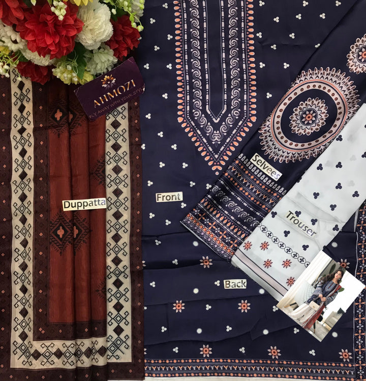 Rangreza Silk Suit-Aarasta