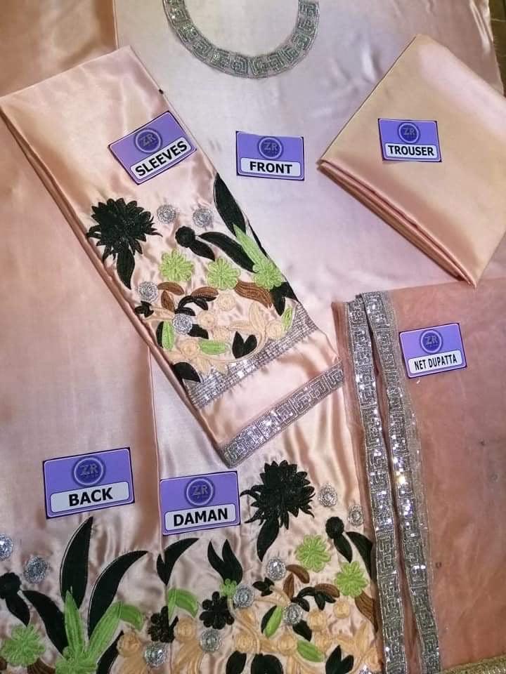 Sana Javed Silk Suit-Aarasta