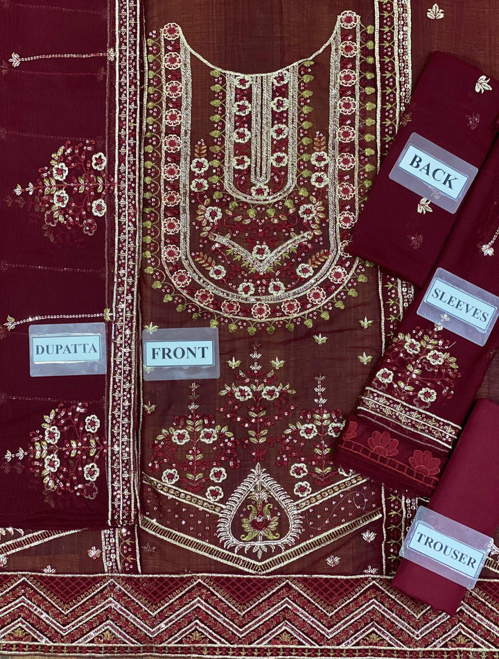 Noorma Kamal Chiffon Suit-Aarasta