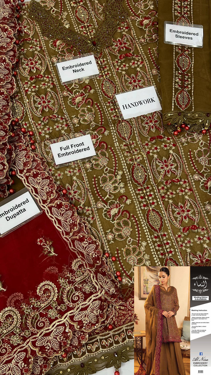 Xenia Organza Suit-Aarasta