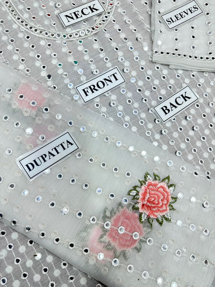 Laiba Chiffon Suit-Aarasta