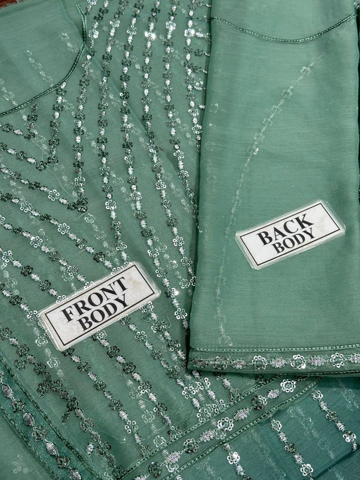 Fahad Hussain Chiffon Suit-Aarasta