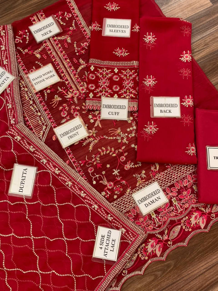 Sahane Chiffon Suit-Aarasta