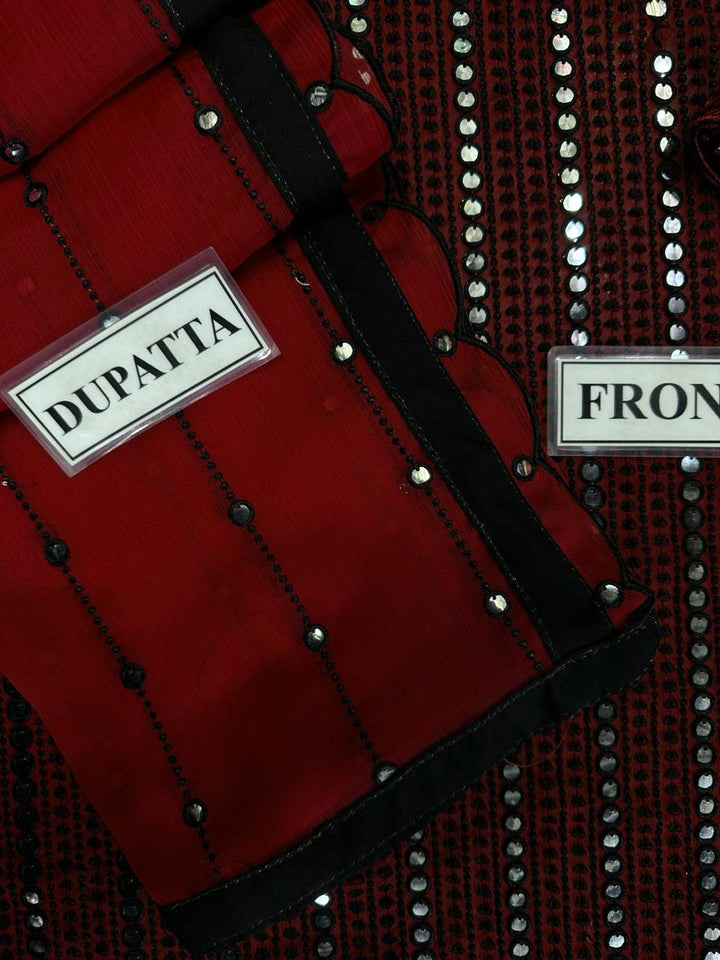 Nida Yasir Chiffon Suit-Aarasta