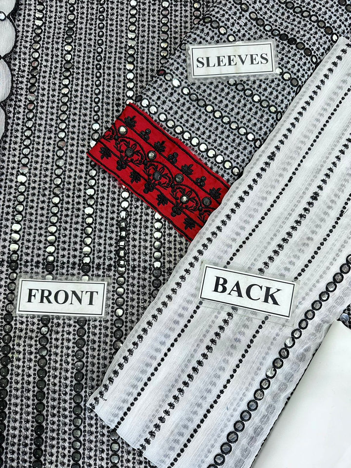 Nida Yasir Chiffon Suit-Aarasta