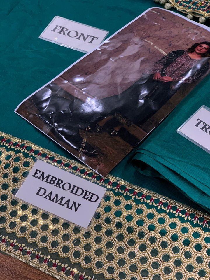 Kubra Khan Silk Suit-Aarasta