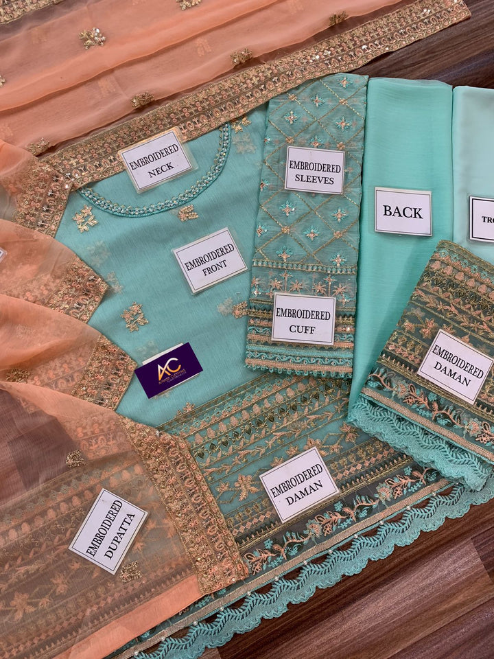 Xenia Chiffon Suit-Aarasta