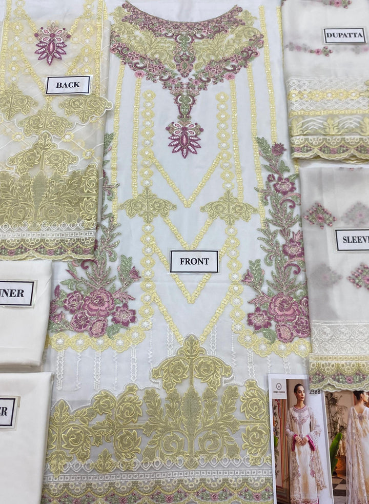 Dastak Chiffon Suit-Aarasta