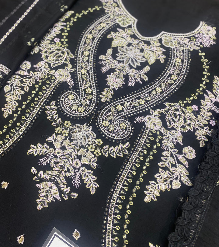 Embroidered Chiffon Suit-Aarasta