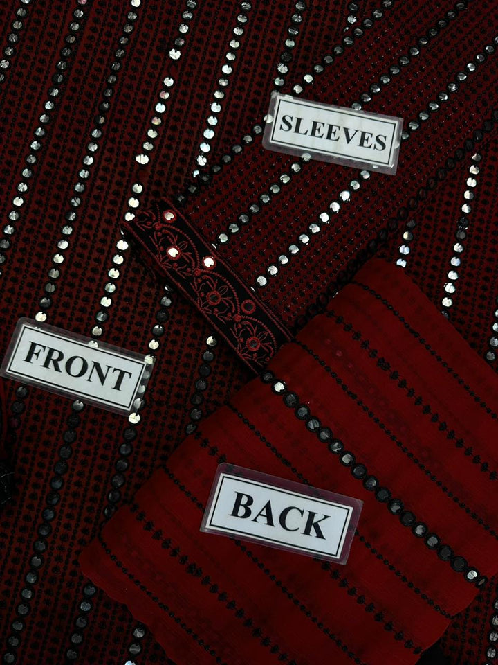 Nida Yasir Chiffon Suit-Aarasta