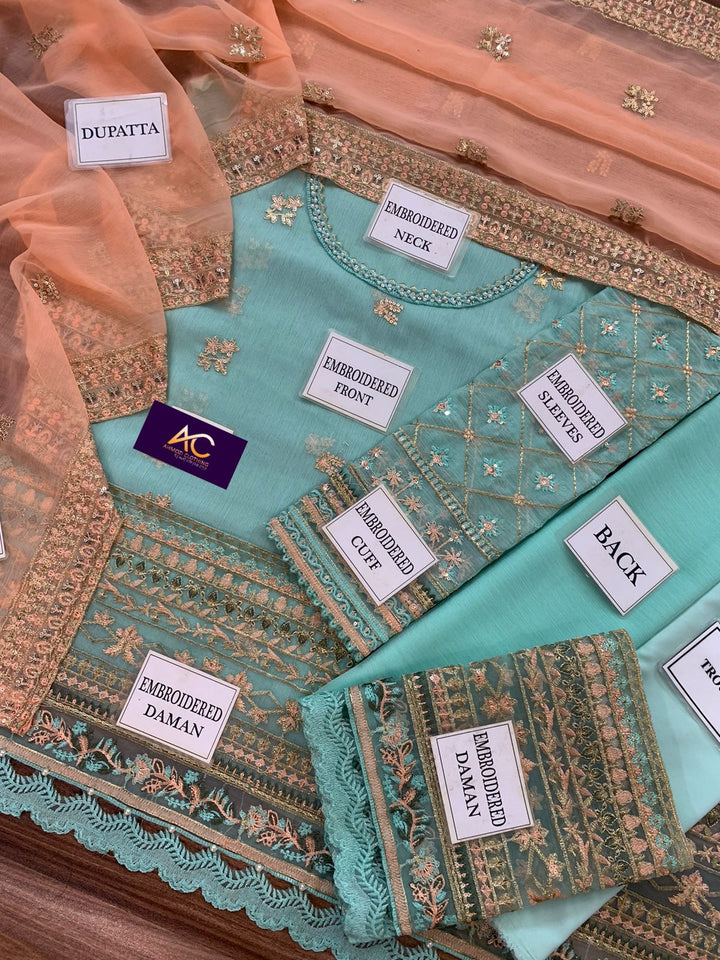 Xenia Chiffon Suit-Aarasta