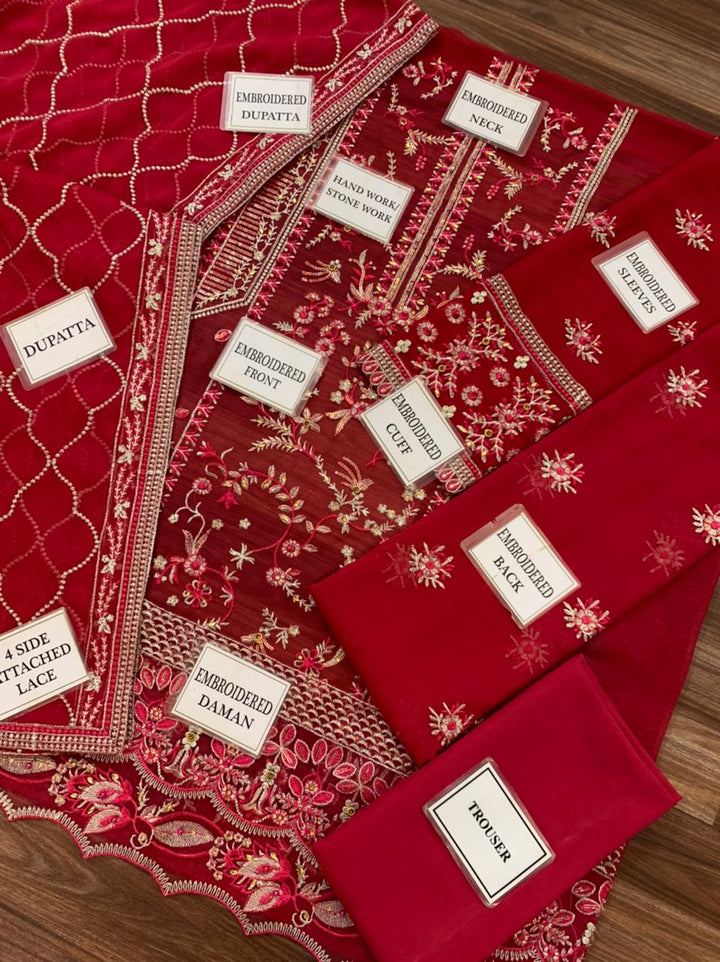 Sahane Chiffon Suit-Aarasta