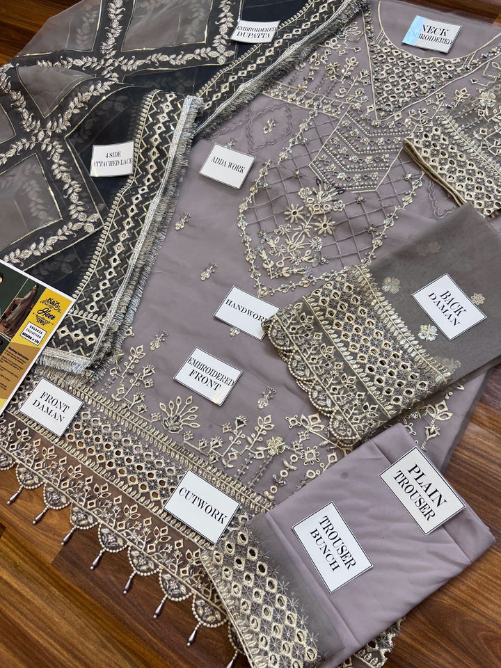 Zarin Organza Suit-Aarasta