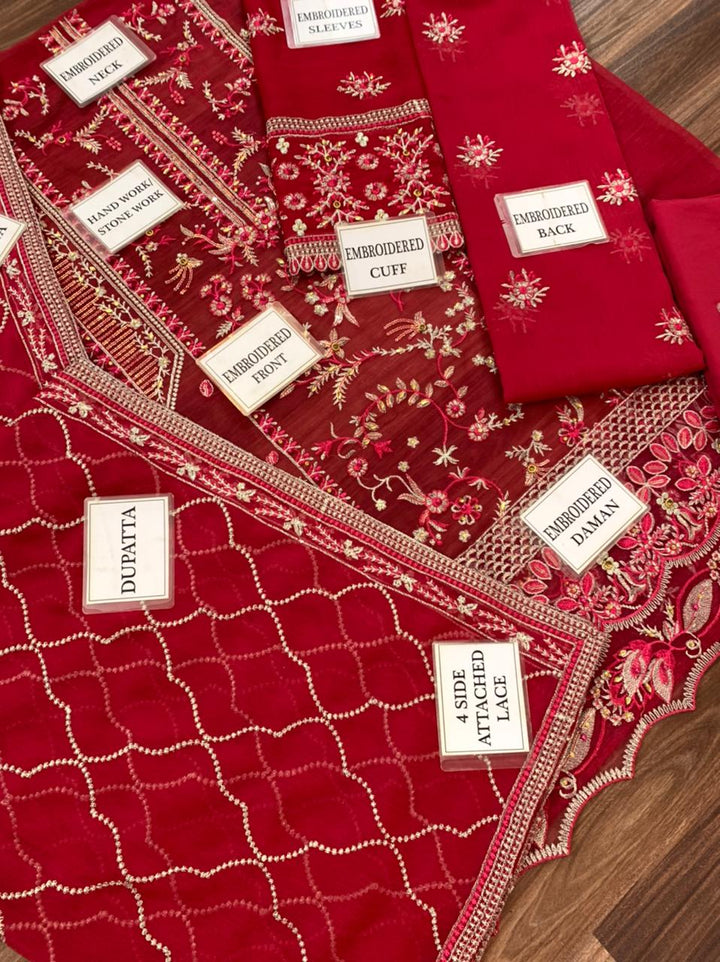 Sahane Chiffon Suit-Aarasta