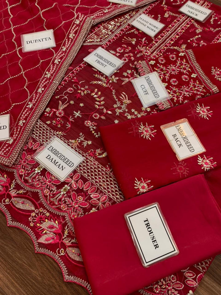 Sahane Chiffon Suit-Aarasta