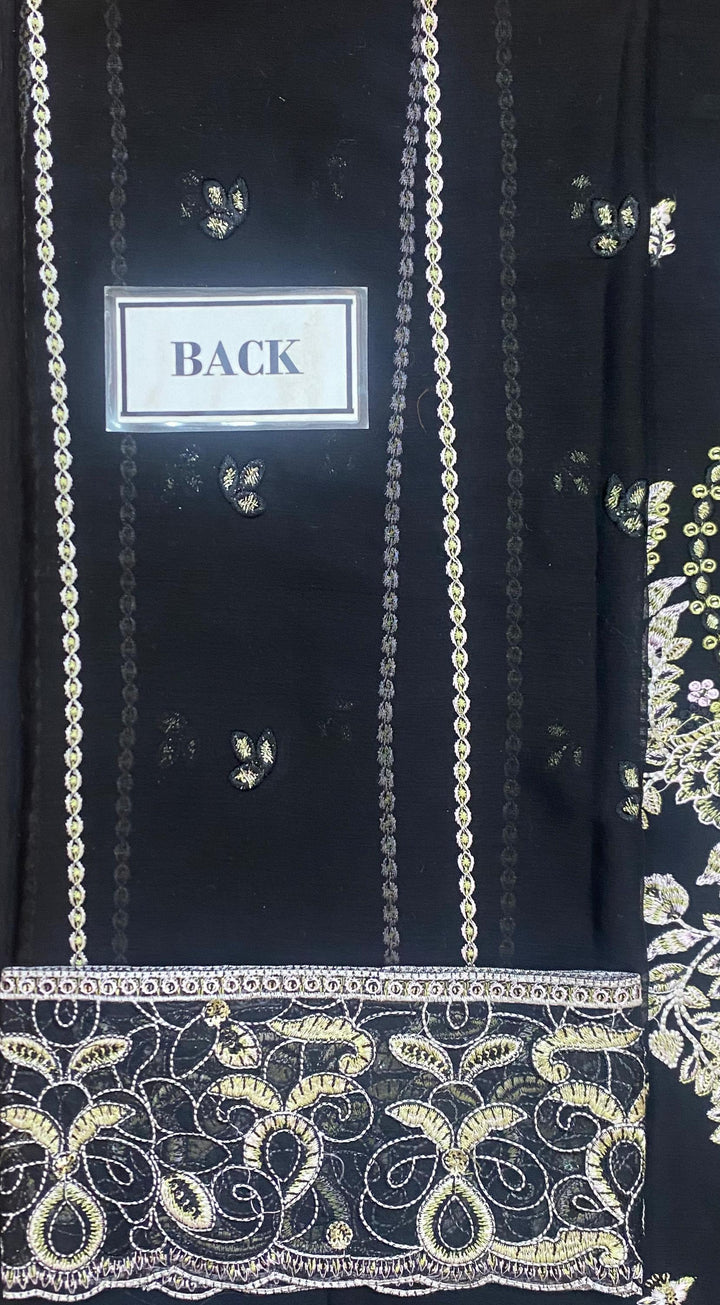 Embroidered Chiffon Suit-Aarasta