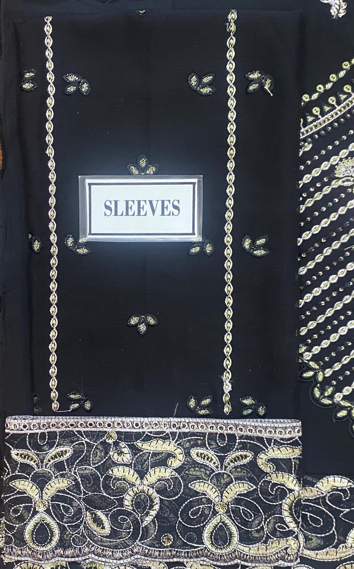 Embroidered Chiffon Suit-Aarasta