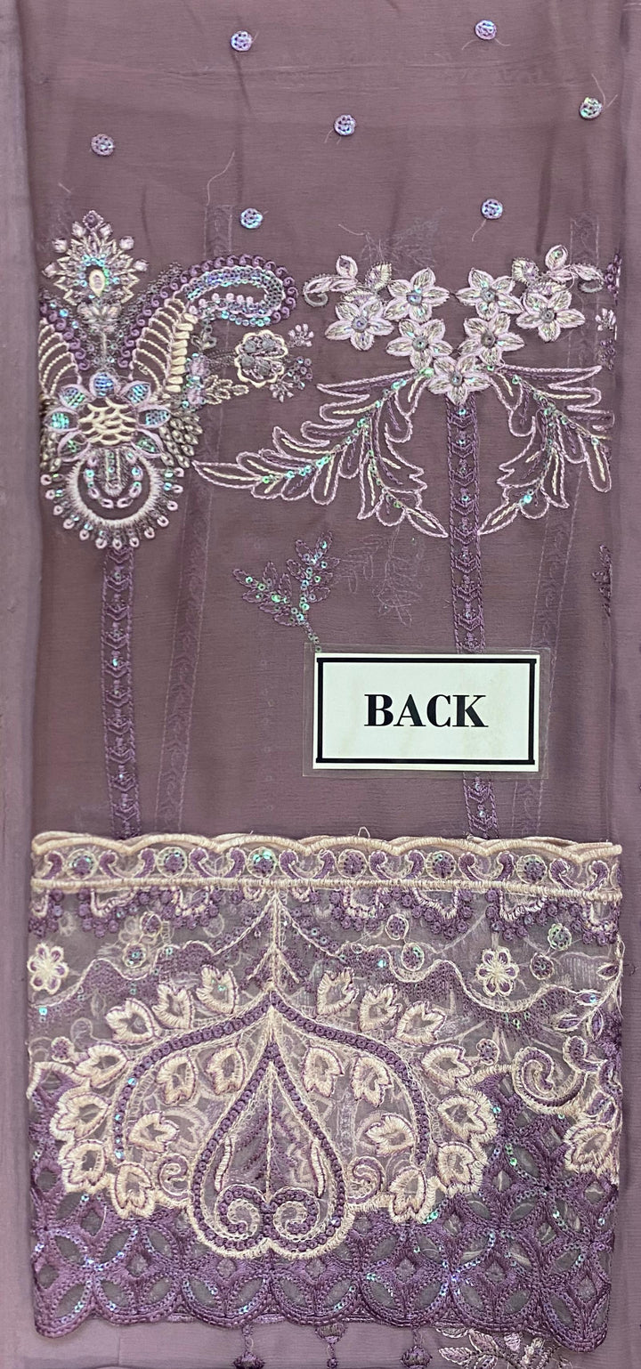 Embroidered Chiffon Suit-Aarasta