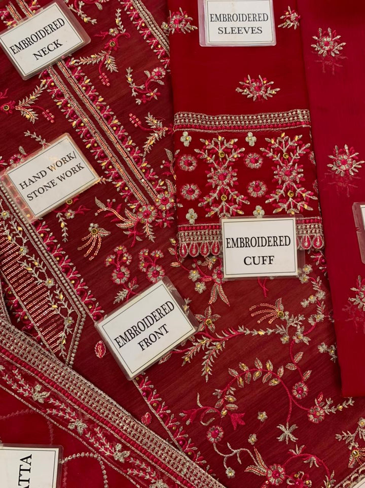 Sahane Chiffon Suit-Aarasta