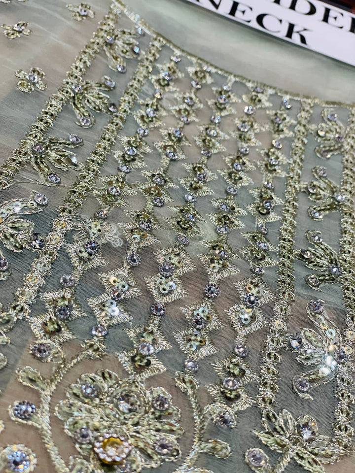 Gul Mira Organza Suit-Aarasta